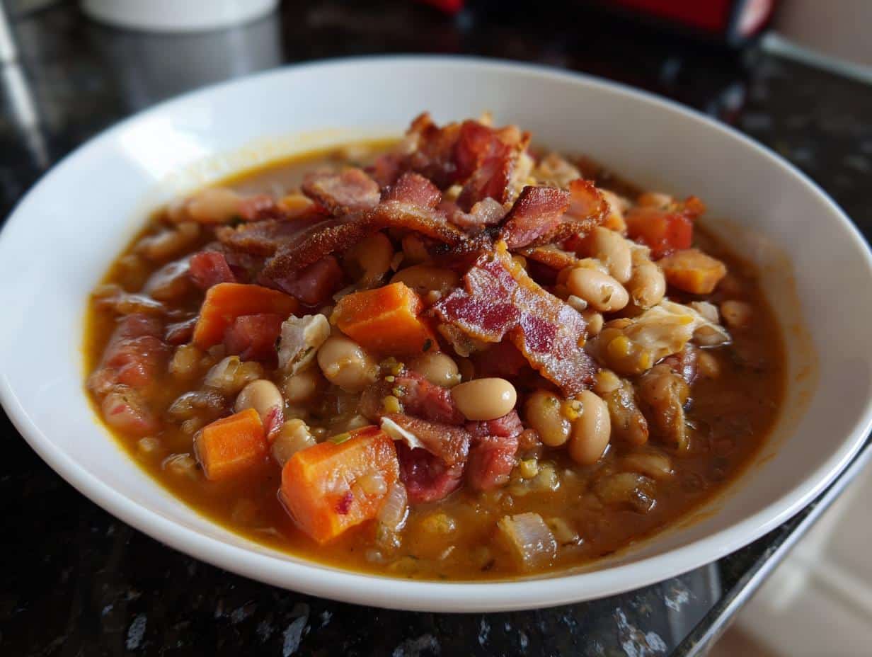 Hearty Mixed Bean Soup
