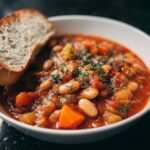 Italian Bean Soup with Crusty Bread