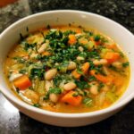 Italian Bean Soup with Garden Herbs