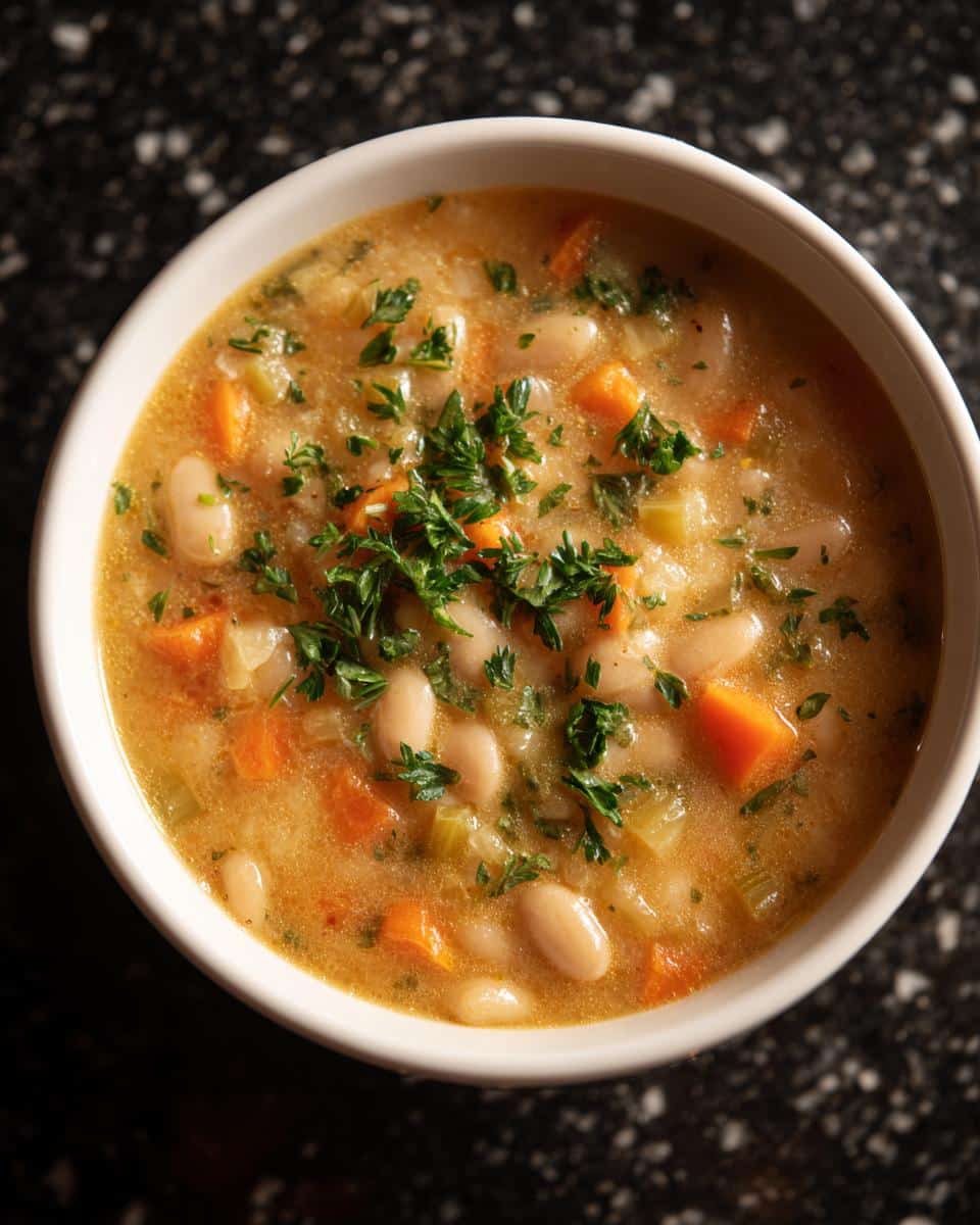 Italian Bean Soup with Garden Herbs - detail 3