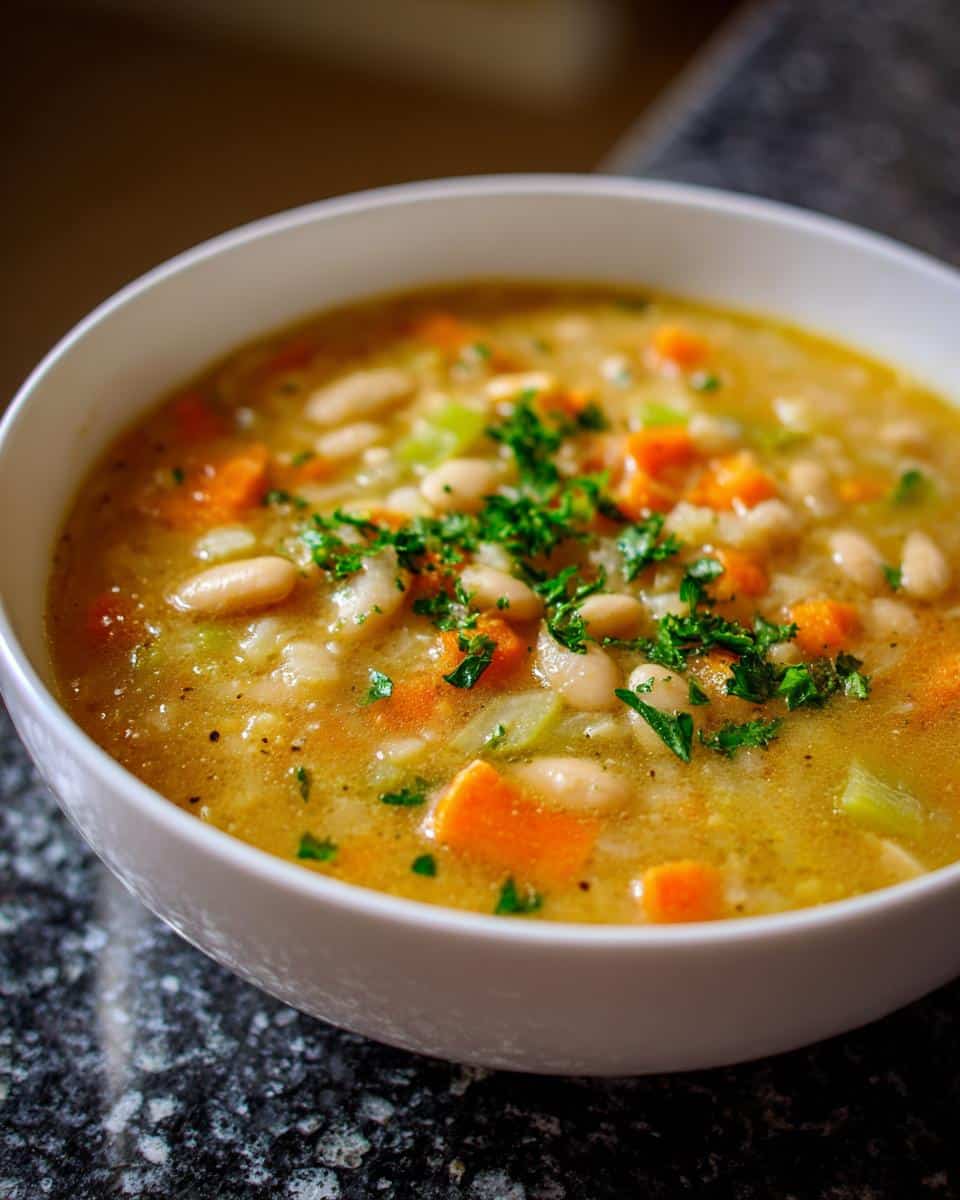 Italian Grandma’s White Bean Soup - detail 1