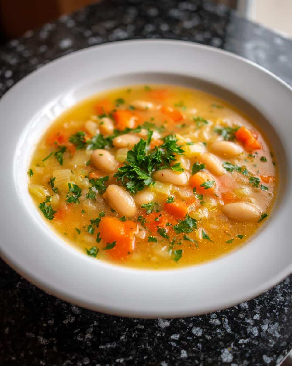 Italian Grandma’s White Bean Soup - detail 2
