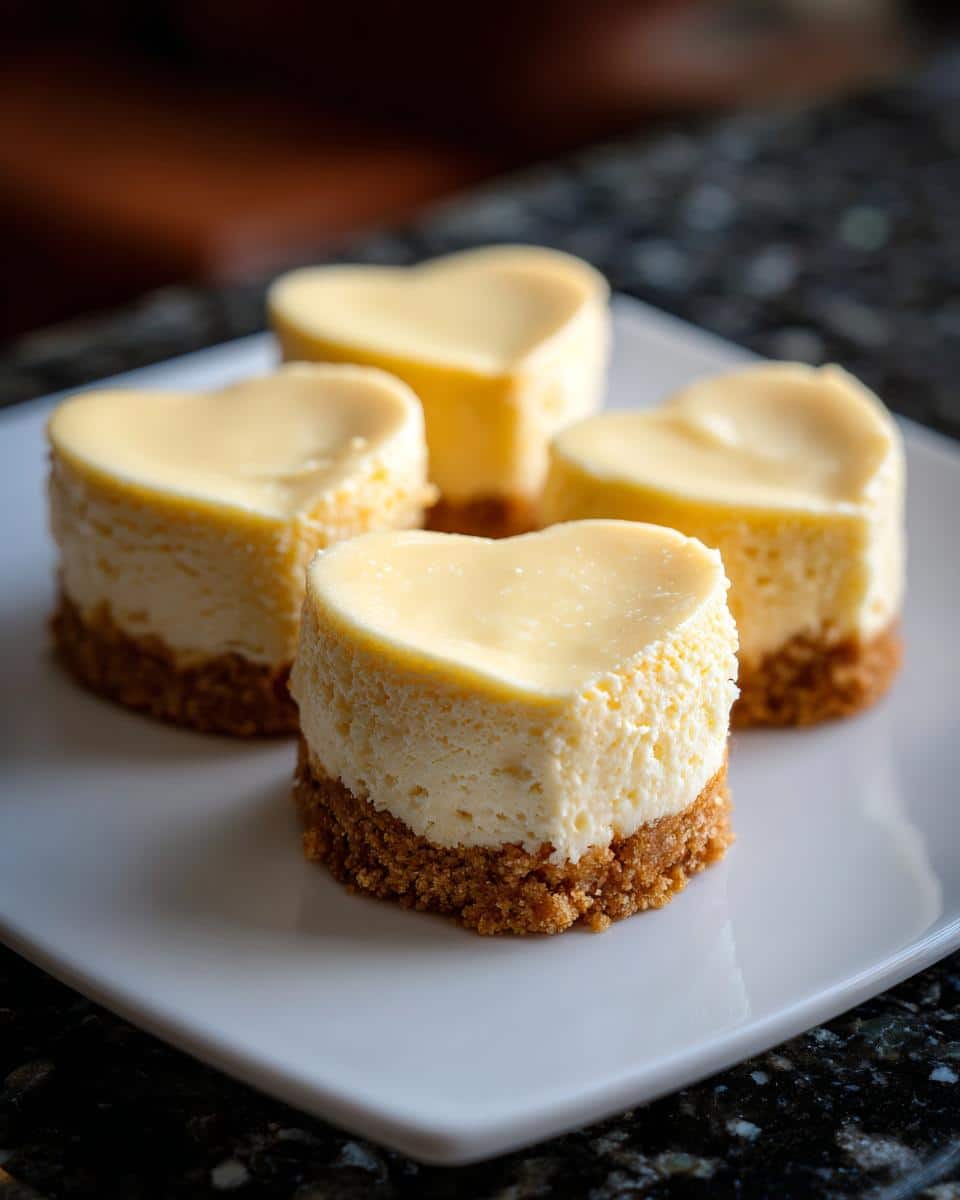 Mini Heart-Shaped Cheesecakes - detail 1