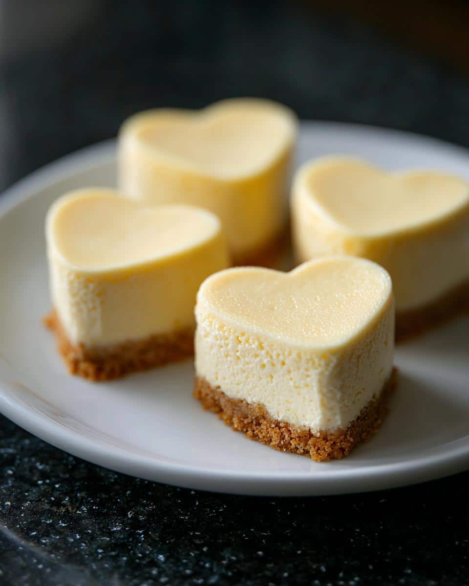Mini Heart-Shaped Cheesecakes - detail 2
