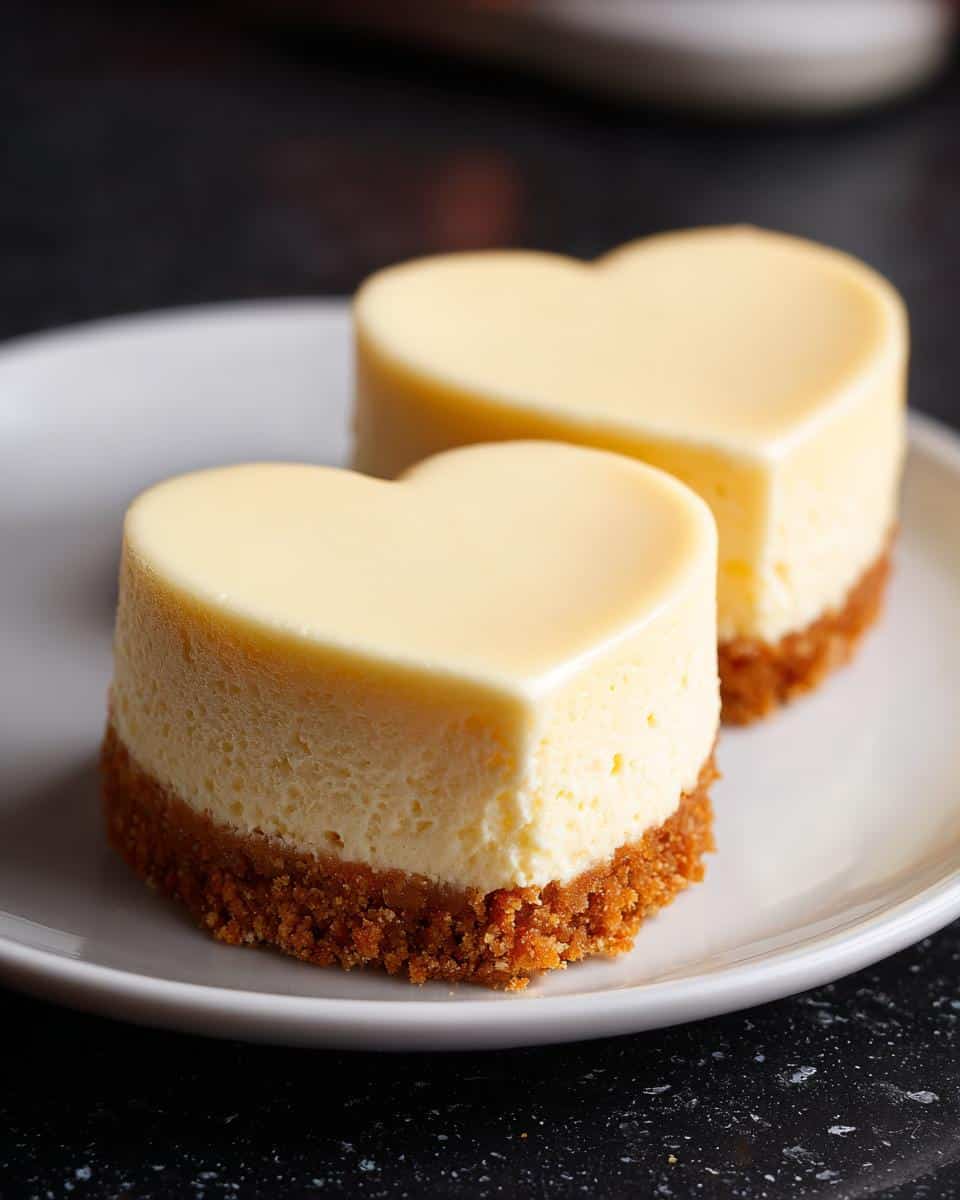 Mini Heart-Shaped Cheesecakes - detail 3