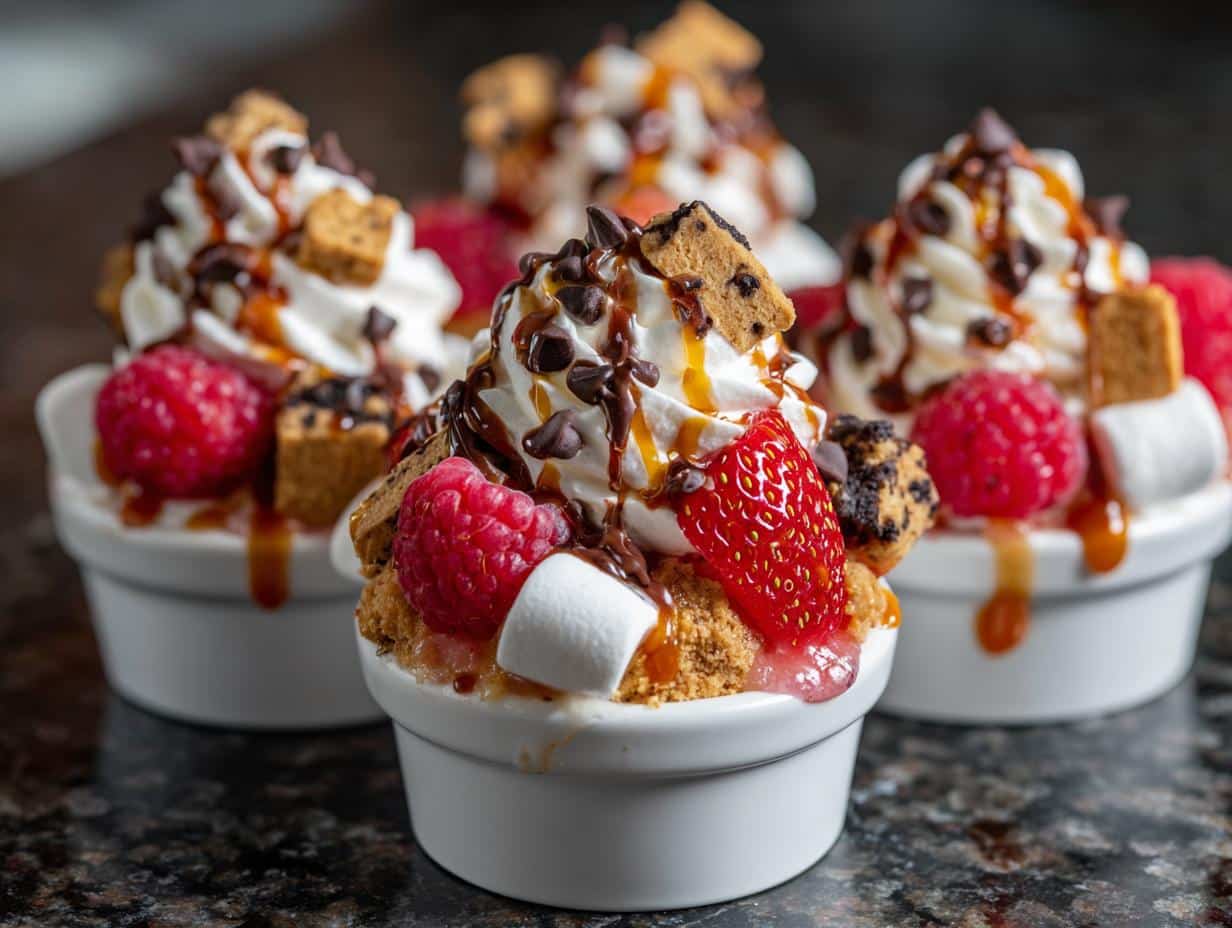 Mini Valentine Dessert Charcuterie Cups