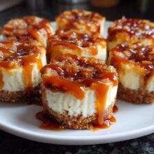 Irresistible Mini Caramel Apple Cheesecake Bites: 15-Minute Magic