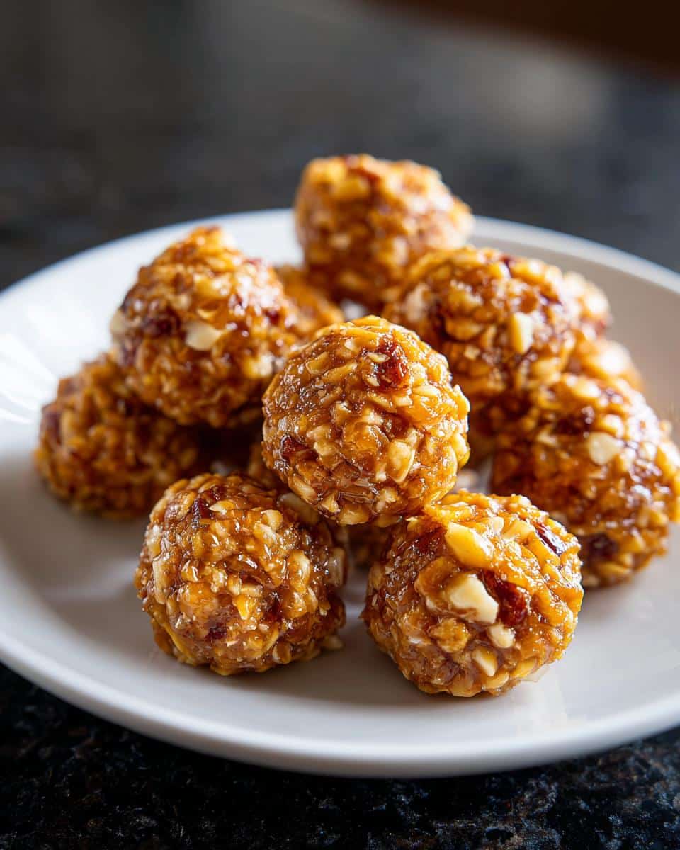 Mini caramel nut dessert bites - detail 3