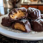 Mini chocolate peanut dessert bites