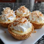 Mini coconut cream pie cups