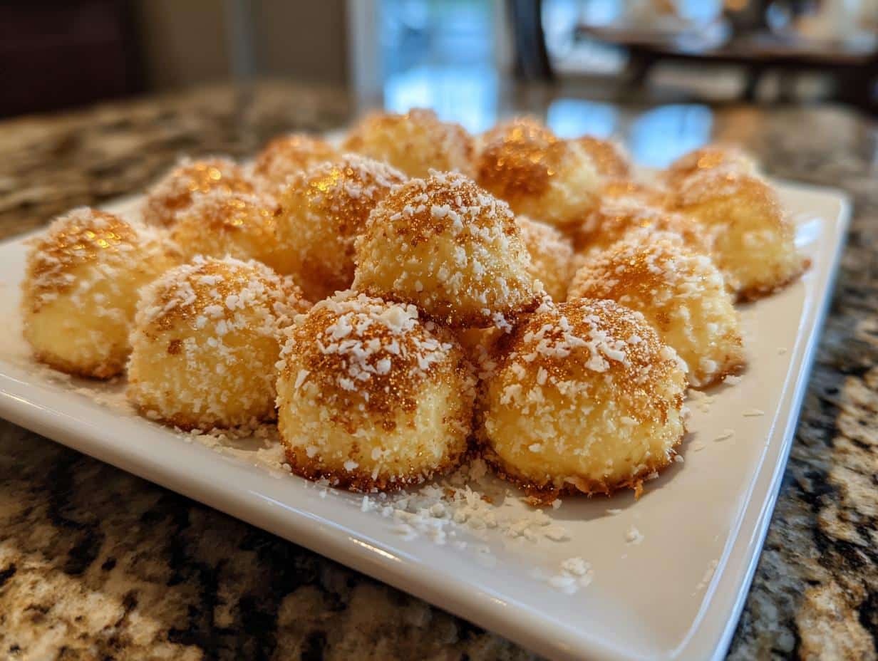 Mini gold-themed dessert bites
