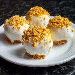 Mini lotus cheesecake pops