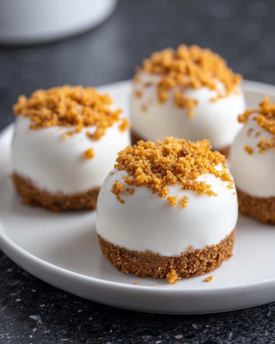 Mini lotus cheesecake pops - detail 3