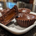 Mini milk chocolate ganache cups