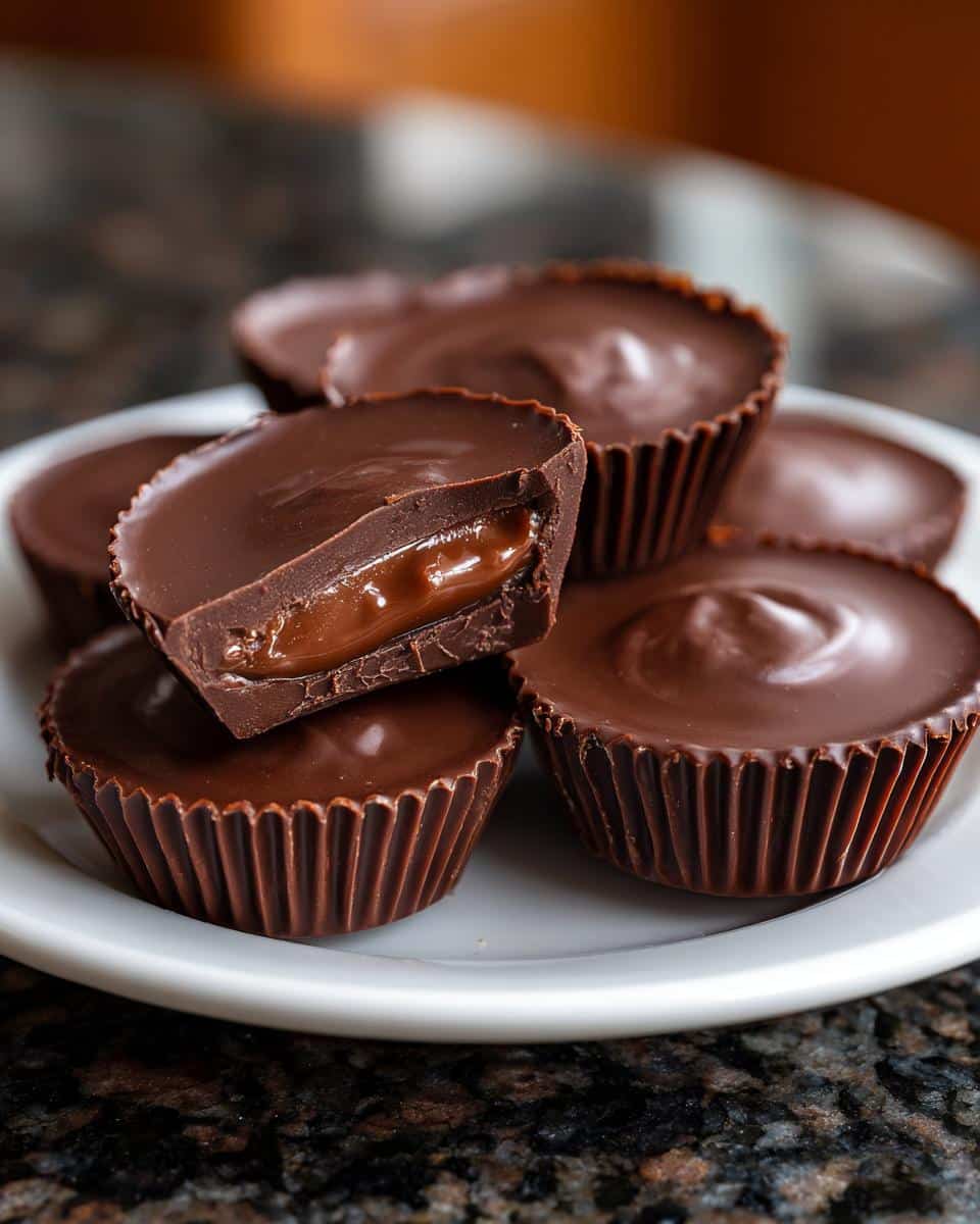 Mini milk chocolate ganache cups - detail 2