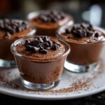 Mini milk chocolate pudding cups