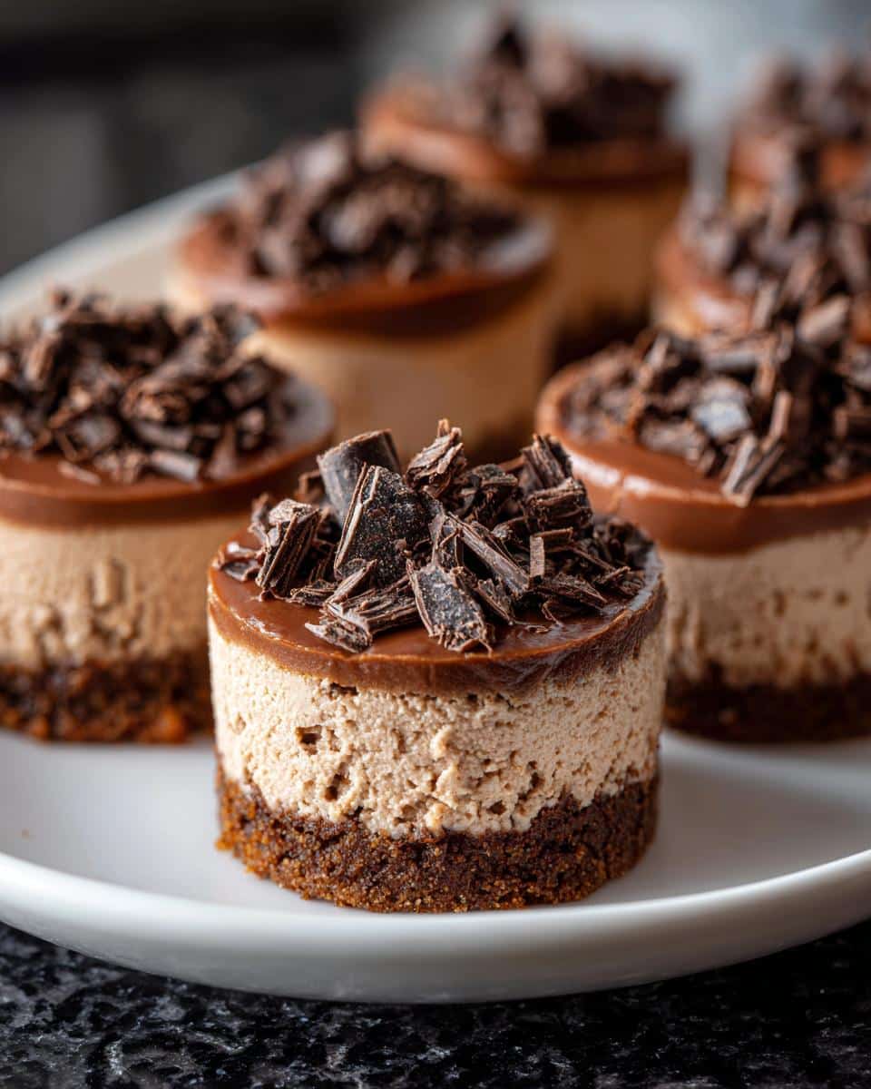 Mini mocha cheesecake bites - detail 1