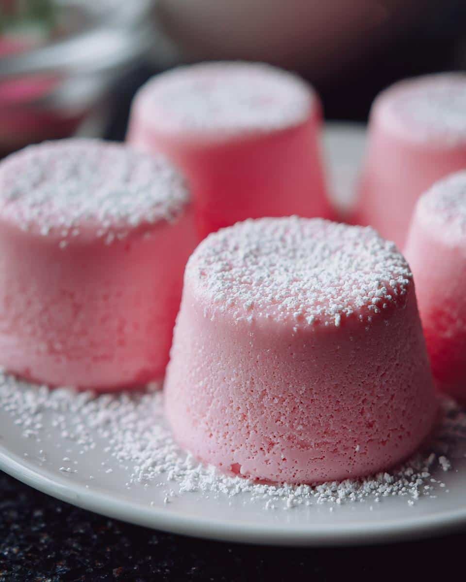 Mini pink aesthetic desserts - detail 3