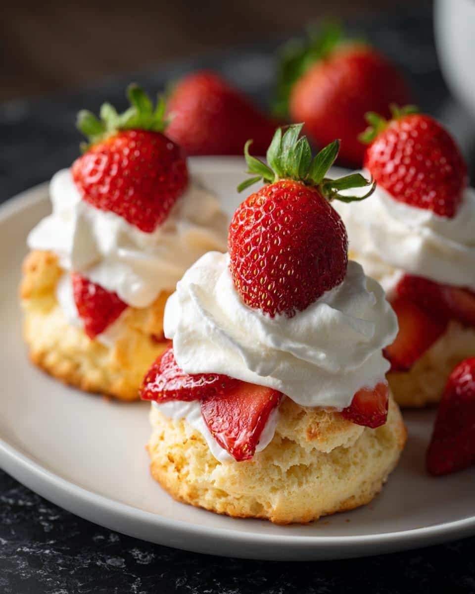 Mini strawberry shortcake bites - detail 1