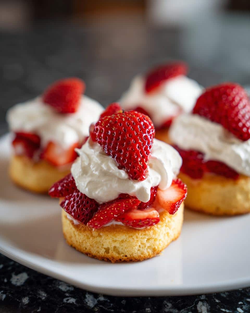 Mini strawberry shortcake bites - detail 3