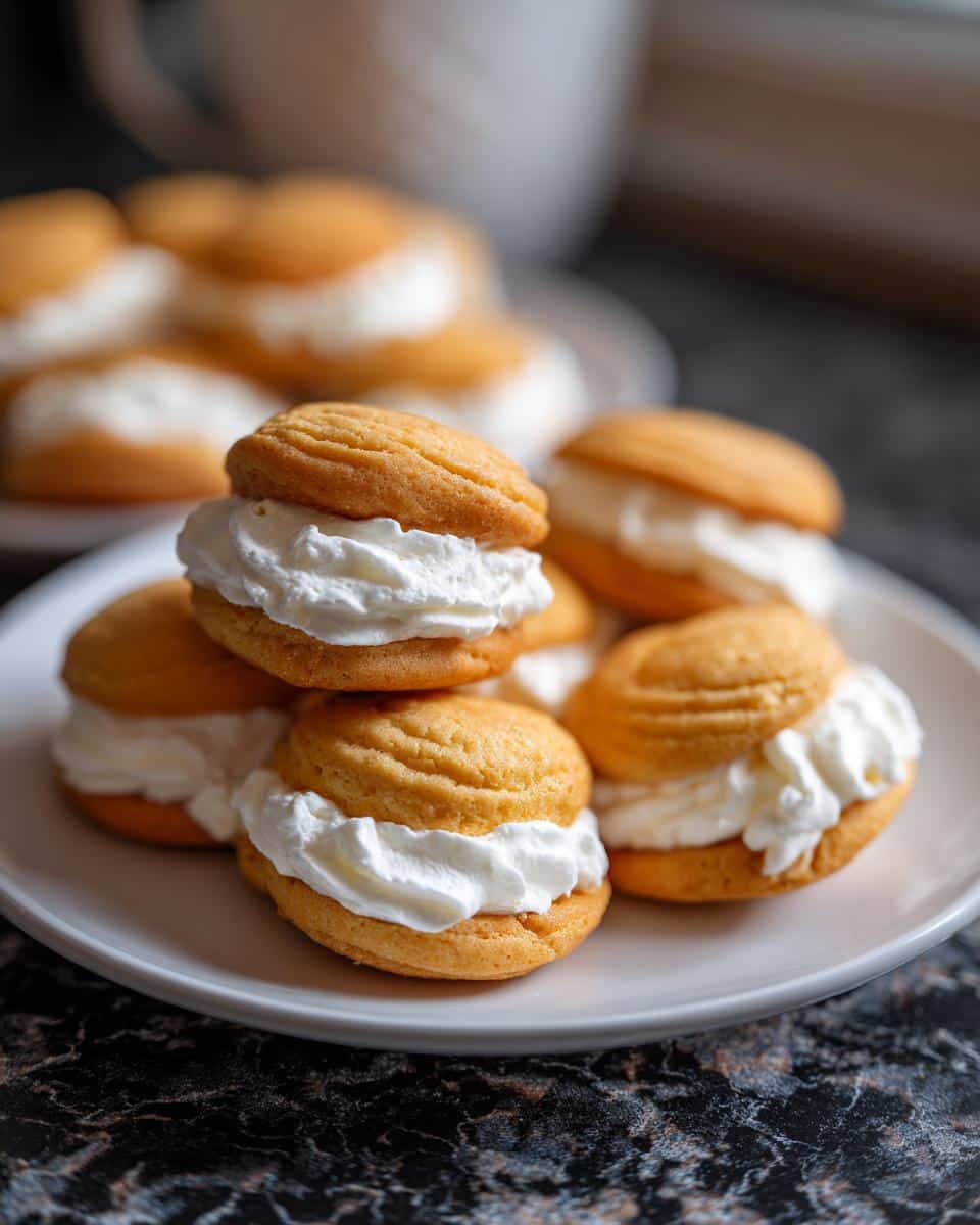 Mini vanilla biscuit cream bites - detail 1