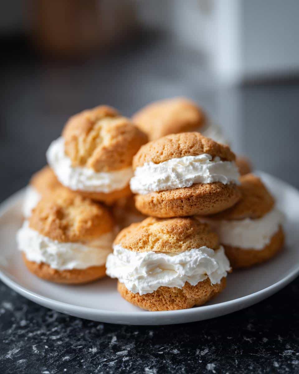 Mini vanilla biscuit cream bites - detail 3