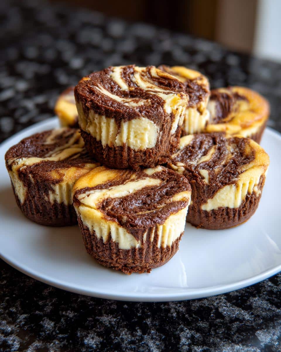 Mini vanilla chocolate swirl cups - detail 2