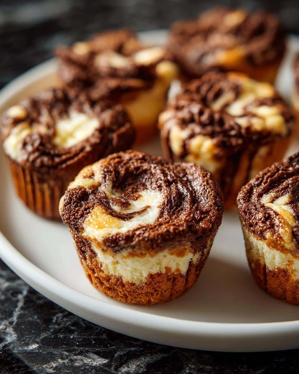 Mini vanilla chocolate swirl cups - detail 3