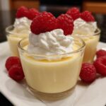 Mini vanilla pudding cups