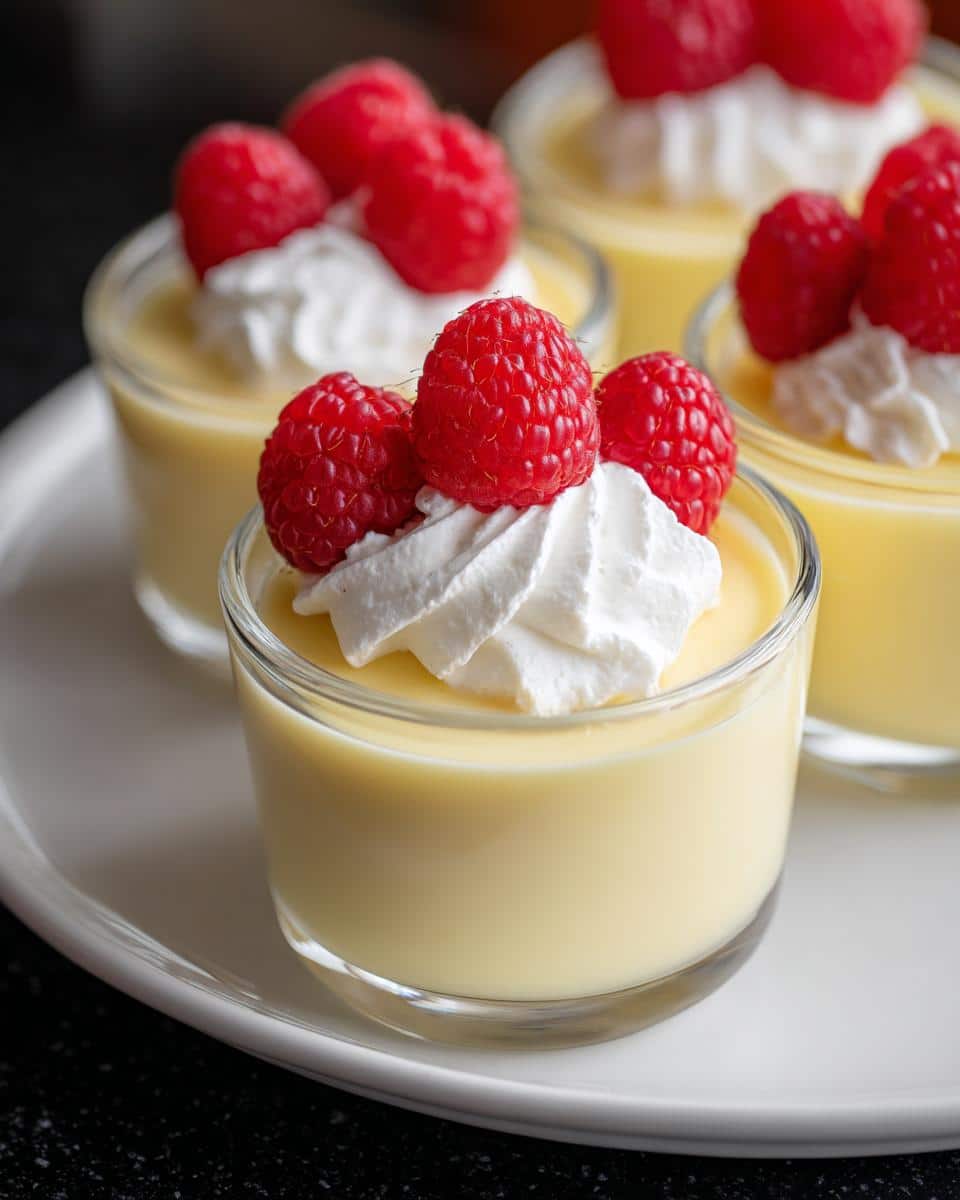Mini vanilla pudding cups - detail 2