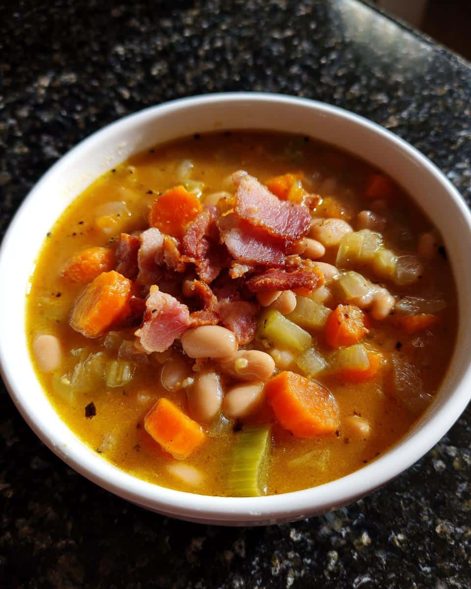 Navy Bean Soup with Bay Leaf Broth - detail 2