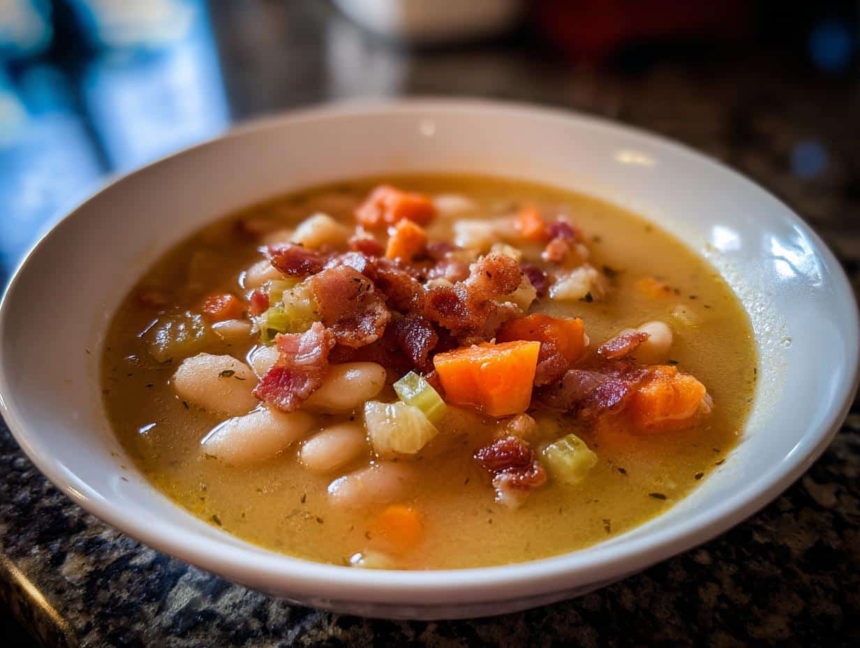 Navy Bean Soup with Simple Broth