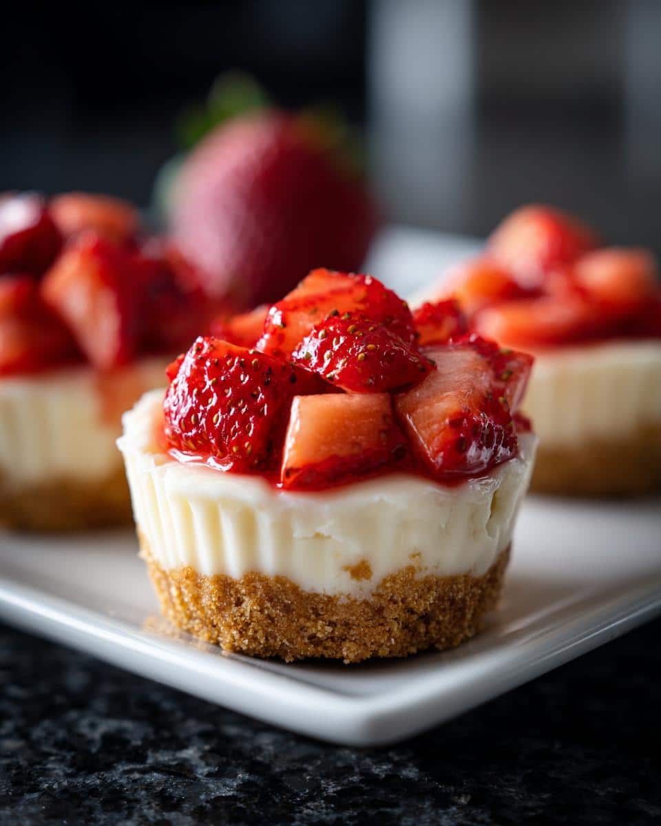 No-Bake Strawberry Cheesecake Cups - detail 2