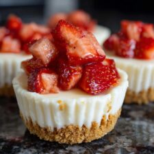 15-Minute No-Bake Strawberry Cheesecake Cups - Irresistible Bliss