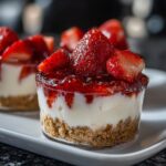 No-Bake Valentine’s Day Cheesecake Cups