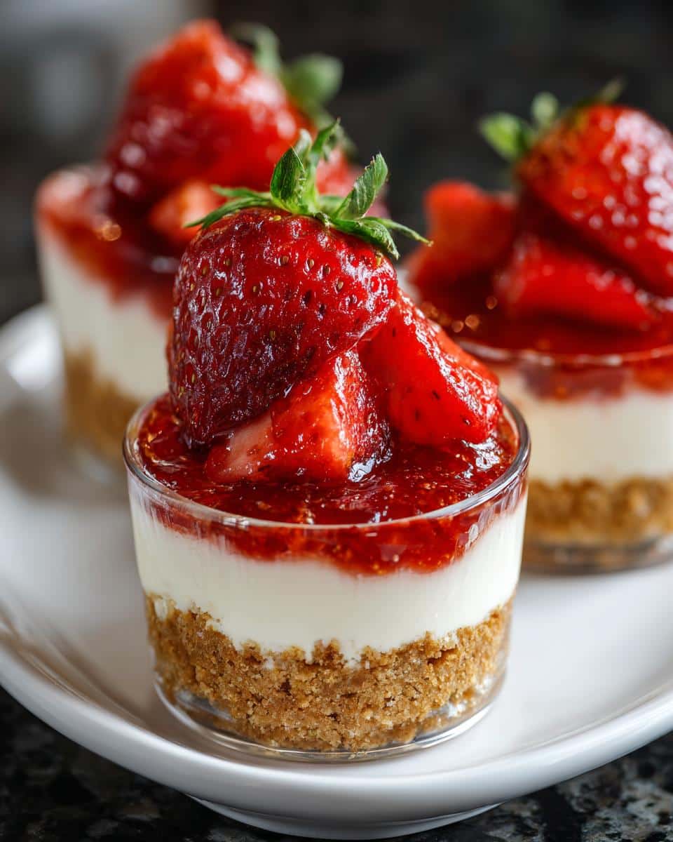 No-Bake Valentine’s Day Cheesecake Cups - detail 3