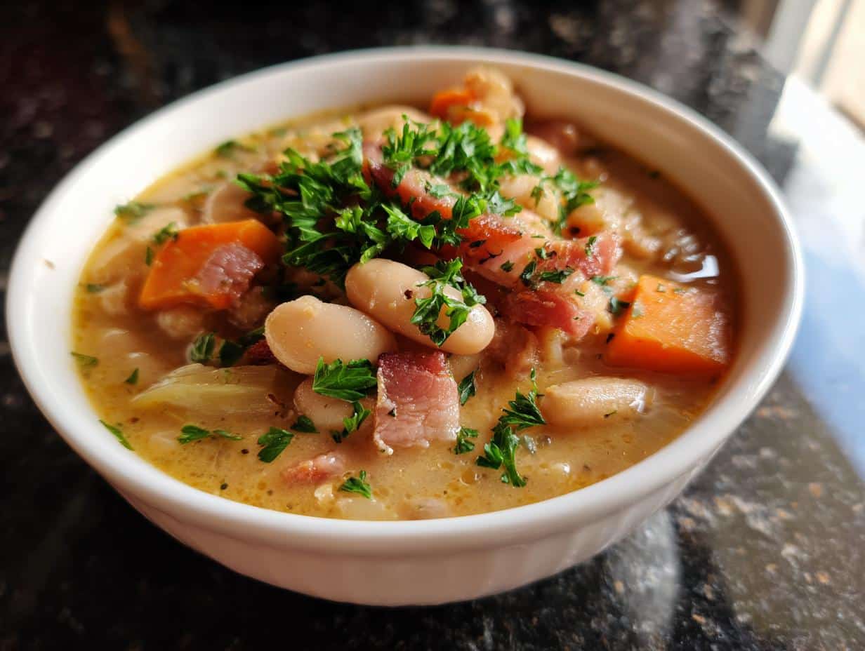 Old-School Bean Soup from Scratch