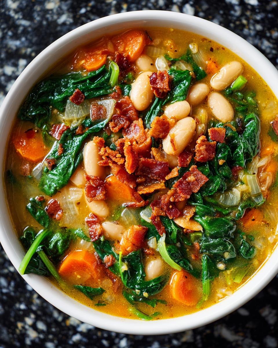 One-Pot Garlic White Bean Soup - detail 1