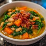 One-Pot Garlic White Bean Soup
