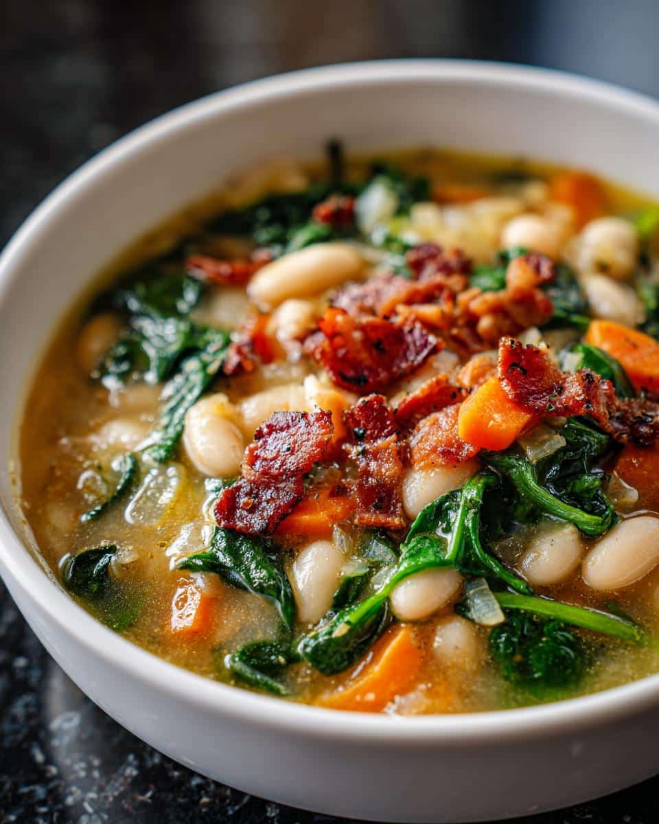 One-Pot Garlic White Bean Soup - detail 2