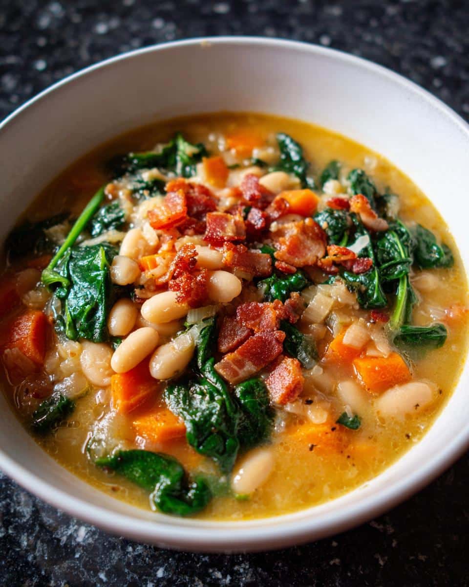One-Pot Garlic White Bean Soup - detail 3