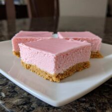 Irresistible Pink Lemonade Cheesecake Squares in 8 Simple Steps