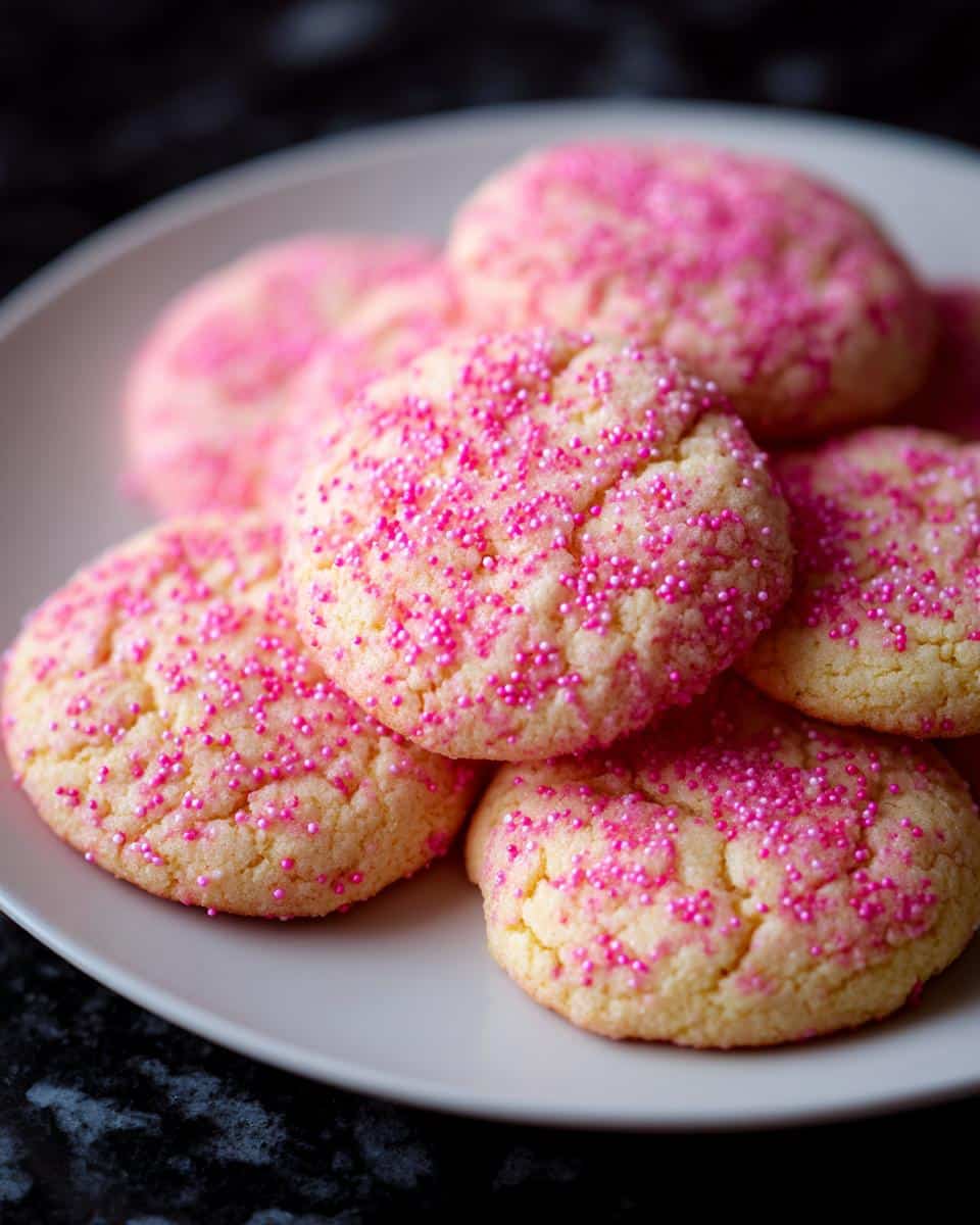 Pink Sprinkle Sugar Cookies - detail 1