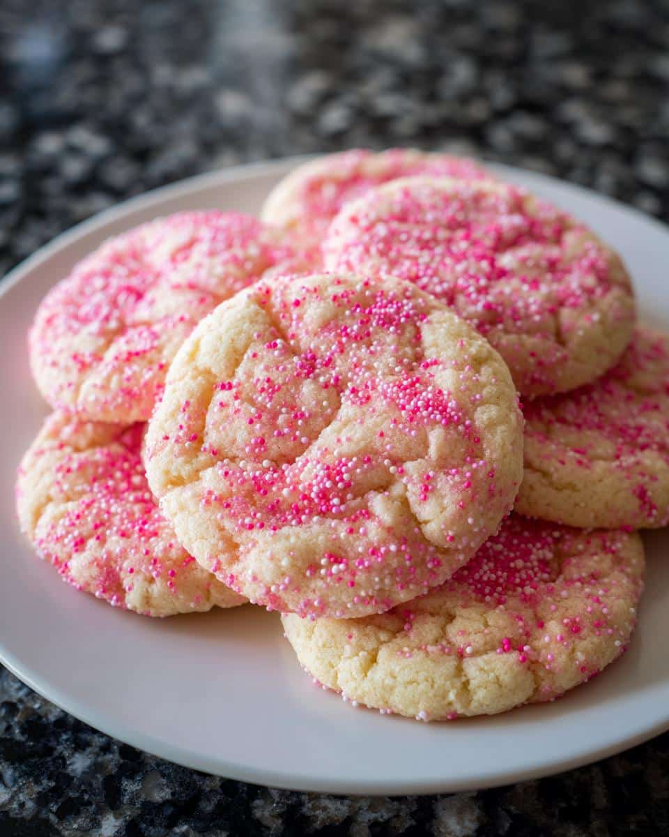 Pink Sprinkle Sugar Cookies - detail 2