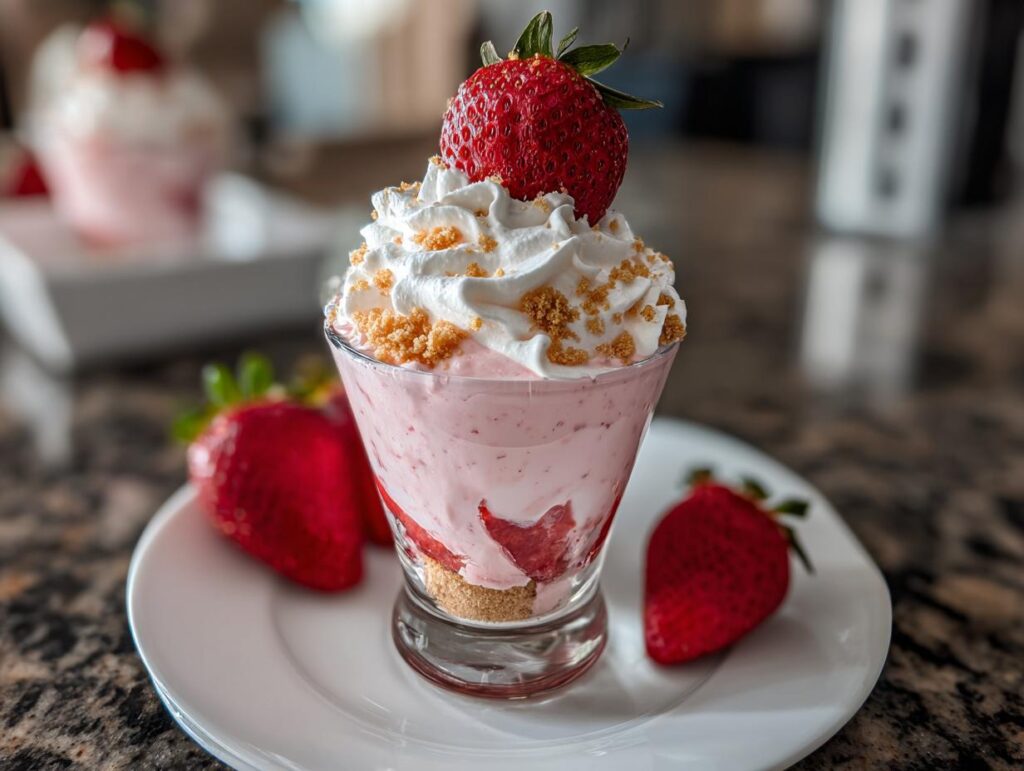 Pink Velvet Dessert Shooters