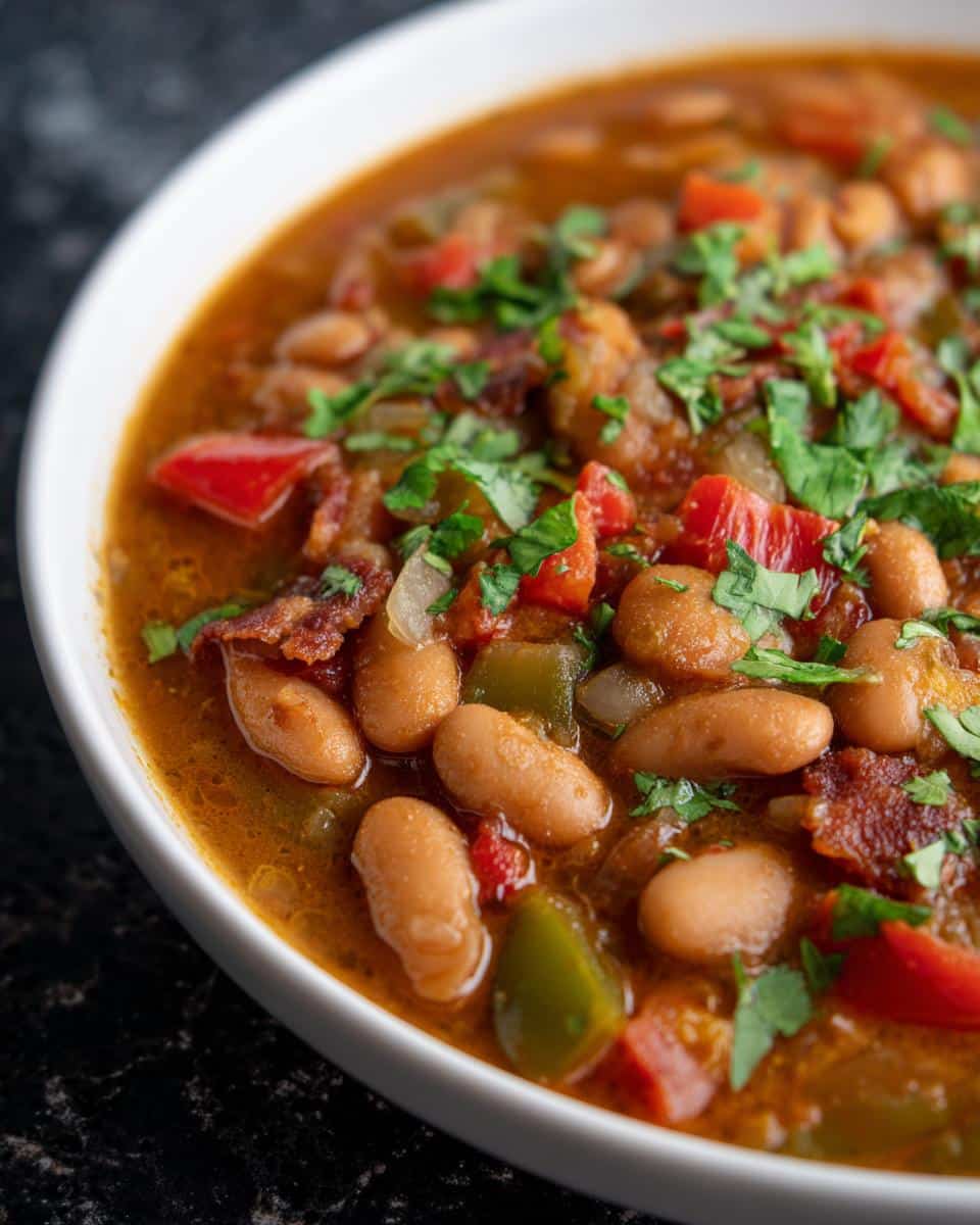 Pinto Bean Soup with Mexican Spices - detail 1
