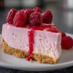 Raspberry Rose Cheesecake