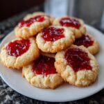 Raspberry Thumbprint Cookies