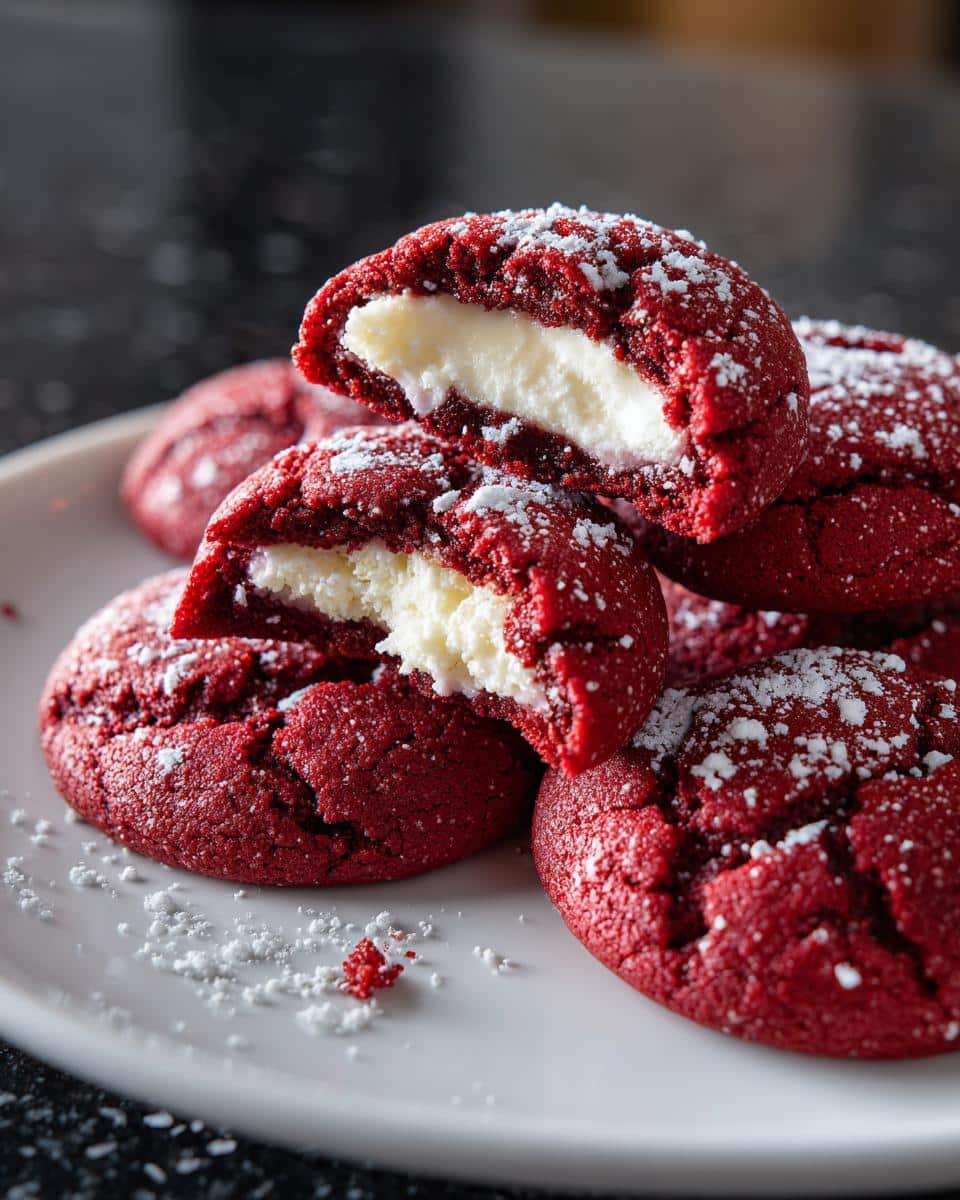 Red Velvet Cheesecake Cookies - detail 2