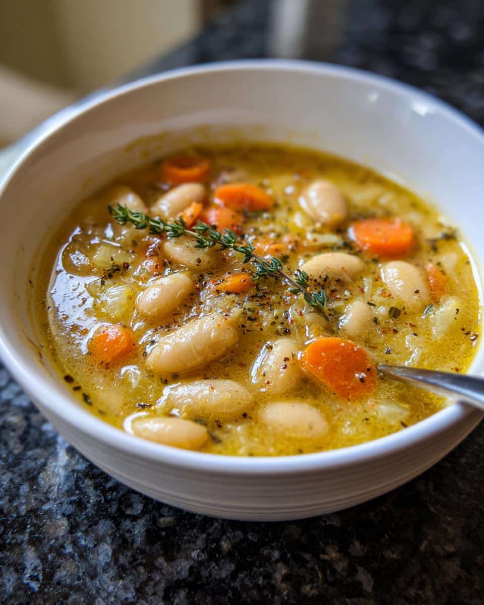 Simple Pantry White Bean Soup - detail 2